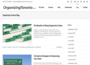 Organizing Toronto Blog