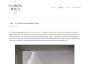 The Marion House BookWebsite