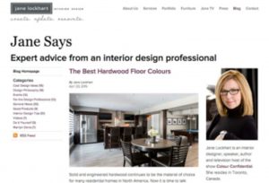 Jane Lockhart Interior Design Website