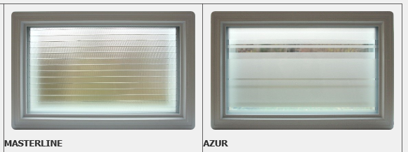 Two new window designs: Azur and Masterline