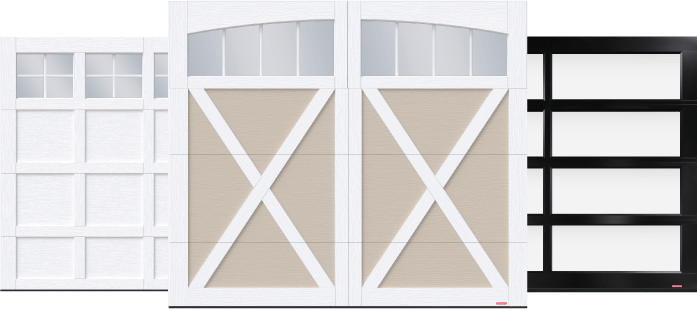 Cambridge, Eastman and California garage doors