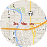 Many certified installers serving Des Moines