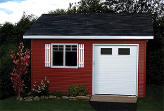 Garage door for 6’ x 7’ shed
