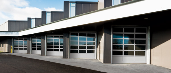 Glass garage doors with full-view 10’ x 12’, Automobile Dealership