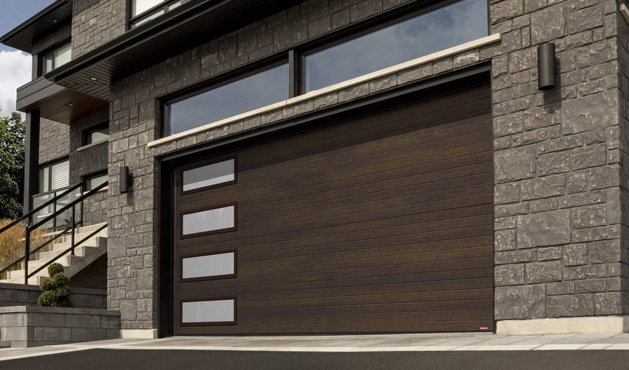 Moderno Multi, 16' x 7', Chocolate Walnut, window layout: Right-side Harmony