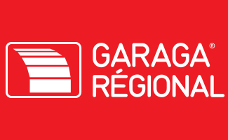Logo Garaga Régional blanc et rouge