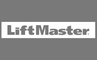 LiftMaster white logo