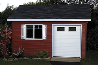 Acadia 138 Grooved, 6' x 7', Ice White, Clear windows