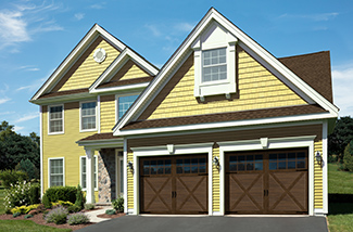 Princeton P-21, 9' x 7', Chocolate Walnut doors and overlays, 8 lite Panoramic windows with Clear glass with Clear glass