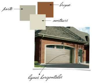 Agencez la couleur de votre porte de garage avec votre maison
