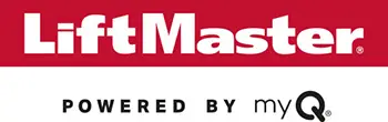 Logo de LiftMaster powered by myQ – Partenaire de confiance de Garaga et marque numéro 1 des ouvre-portes de garage
