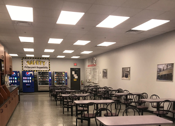 Garaga’s Mid-America manufacturing plant - Lunchroom