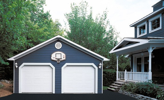 2 garage doors, single garage