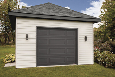 Single doors, big garage