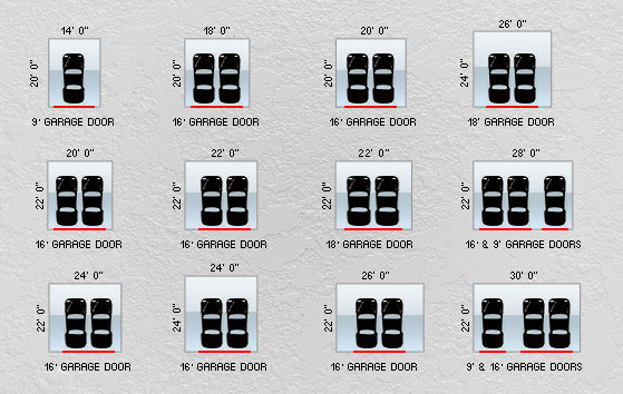 Residential Garage Doors Available Sizes Garaga