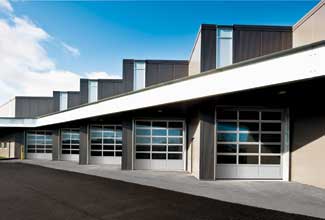 Commercial garage doors offered by garaga