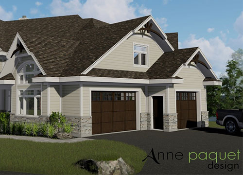 House plan created by Anne Paquet Design/CRÉA Architecture Design