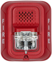 Stroboscope with audio alarm (LMHS24W) - Red