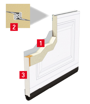 Exemple d’une construction de panneau R-12