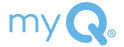 Logo bleu myQ de LiftMaster