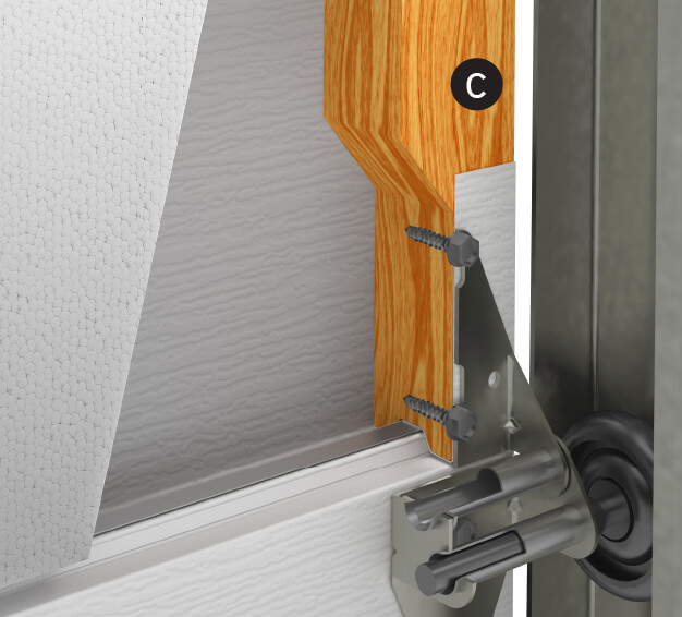 Embouts de bois solide