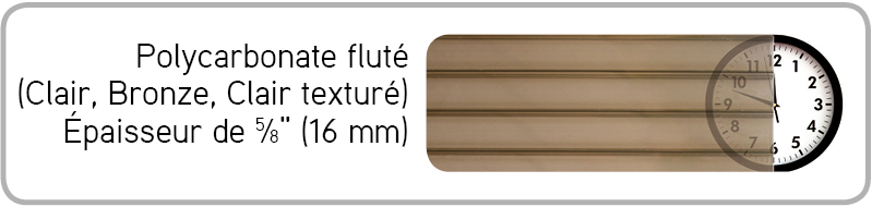 Polycarbonate Fluté