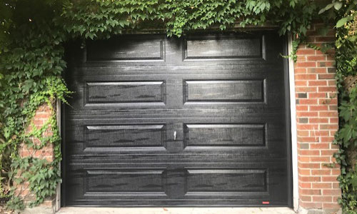 Classic XL garage door, 9' x 7', Black
