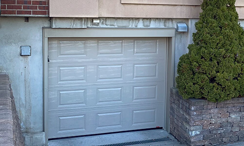 Standard+ Classic CC garage door, 8' x 6' 6'', Claystone