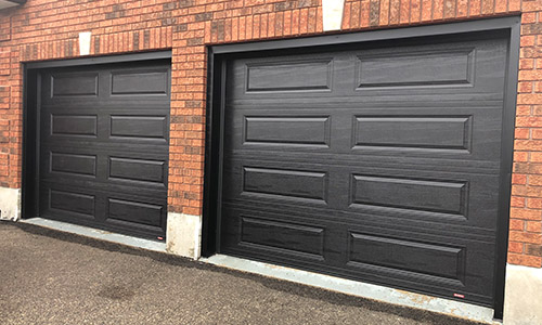 Portes de garage Standard+ XL, 9' x 7', Noir