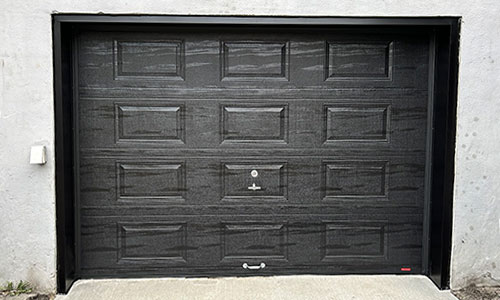 Standard+ Classic CC garage door, 9' x 6', Black