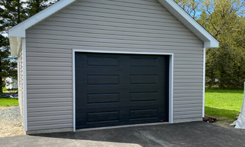 Standard+ Classic XL garage door, 10' x 7', Black