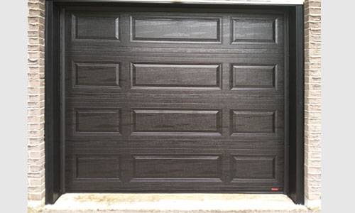 Porte de garage Acadia 138 Classique MIX, Noir, 8' x 7'