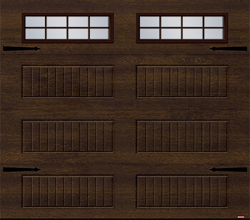 Standard+ North Hatley LP garage door by GARAGA