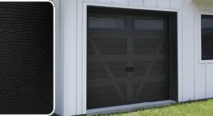 Black Ice color for steel Garaga garage doors