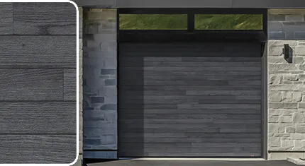 Carbon Oak HD color for steel Garaga garage doors