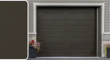 Moka Brown color for steel Garaga garage doors