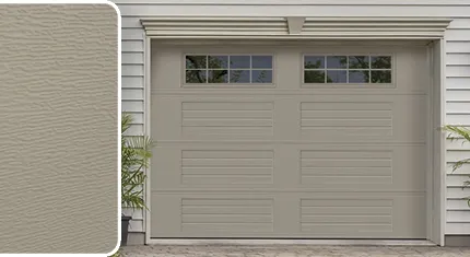 Sandstone / Claystone color for steel Garaga garage doors