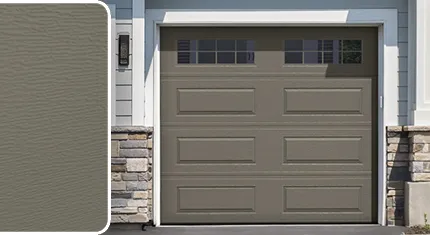 Terrastone color for steel Garaga garage doors