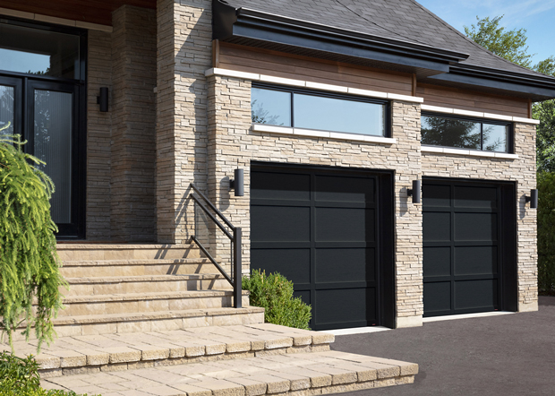 Cambridge CL, 9' x 8', Black doors and overlays