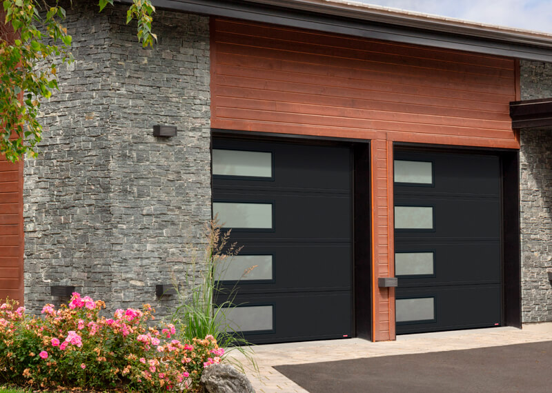Garaga Contemporary Garage Doors, Contemporary Wood Look Garage Doors