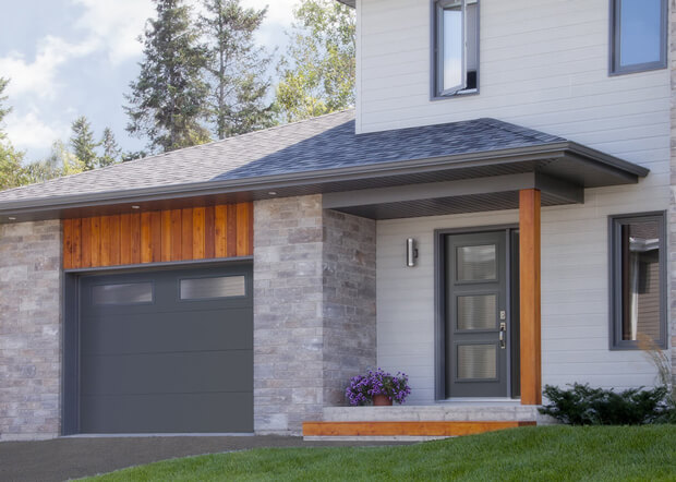 Standard+ Flush, 10' x 7', Charcoal, Masterline windows