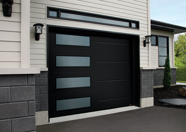 Standard+ Vog, 9' x 7', Black, window layout: Left-side Harmony