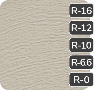 Claystone colour for steel Garaga garage doors