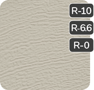 Claystone color for steel Garaga garage doors