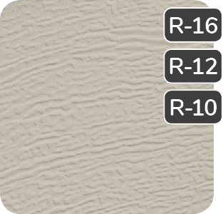 Claystone color for steel Garaga garage doors
