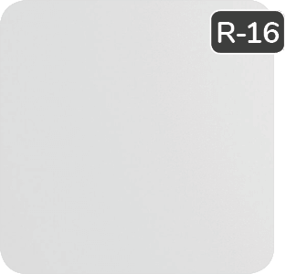 Tex White color for steel Garaga garage doors R-16