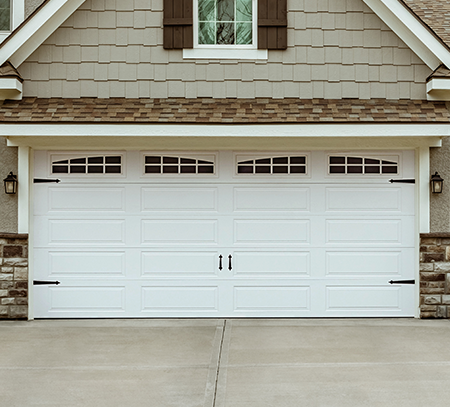 Regal Classic Long, 9' x 8', 18' x 8' and 9' x 8', White, Double Stockton Arch Inserts