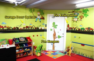 Turning your garage into a playroom