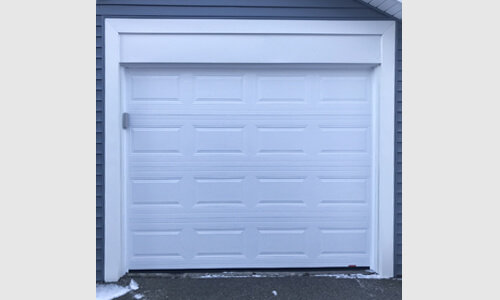 Porte de garage Acadia 138 Classique CC, 8' x 7', Blanc glacier