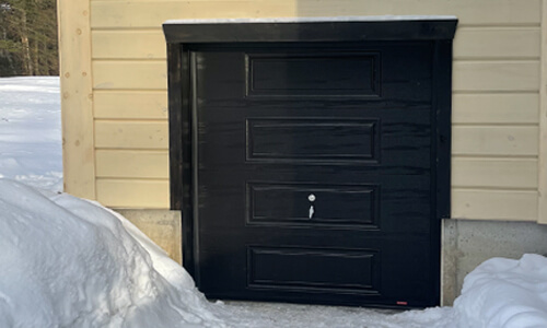 Porte de garage Standard+ Prestige XL, 6' x 7' Noir